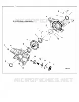 DRIVE TRAIN, REAR GEARCASE INTERNALS