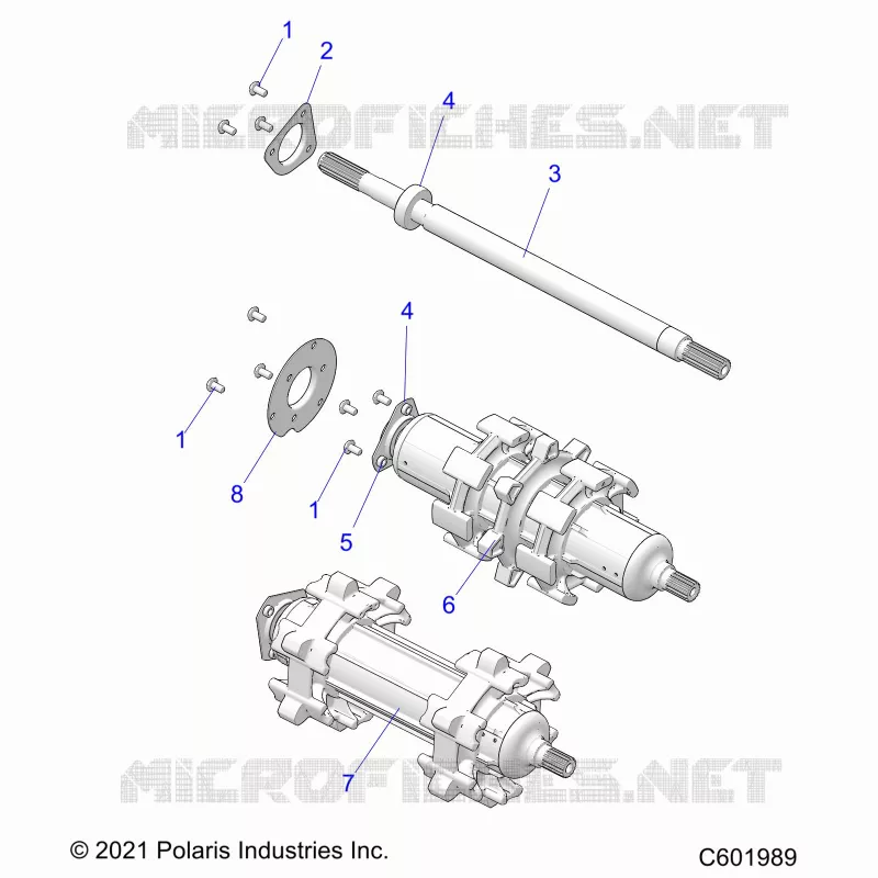 DRIVE TRAIN, JACKSHAFT AND DRIVE SHAFT