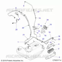 BODY, FUEL LINES, EVAP