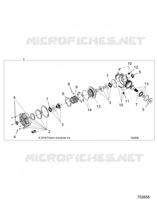 DRIVE TRAIN, FRONT GEARCASE