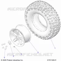 WHEELS, FRONT/REAR