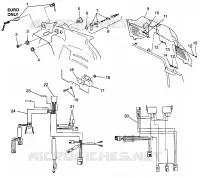 CONSOLE   WIRE HARNESS 600 XCR 0975677, 600 XCR SE H975677 AND EUROPEAN 6 (4937963796A010)