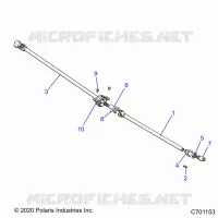 DRIVE TRAIN, REAR PROP SHAFT