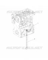 ENGINE, WATER BLOW BY HOSE