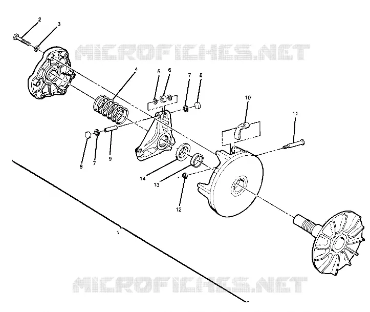 DRIVE CLUTCH ASSEMBLY (4914891489023A)