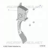 ENGINE, THROTTLE PEDAL