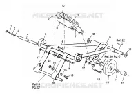 FRONT TORQUE ARM (SKS) 500 SKS 0972564, EUROPEAN 500 SKS E972564 (4938393839C005)