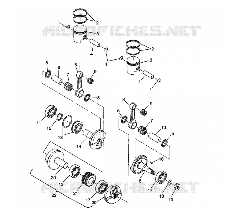 PISTON   CRANKSHAFT