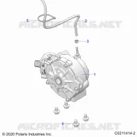 DRIVE TRAIN, FRONT GEARCASE MOUNTING