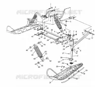 FRONT SUSPENSION AND SKI 440 XCR 0951660 (4929112911B002)
