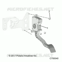 ENGINE, THROTTLE PEDAL