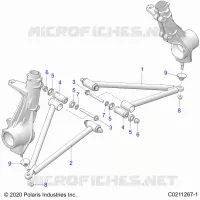 SUSPENSION, A-ARM AND STRUT MOUNTING