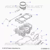 CYLINDER AND PISTON