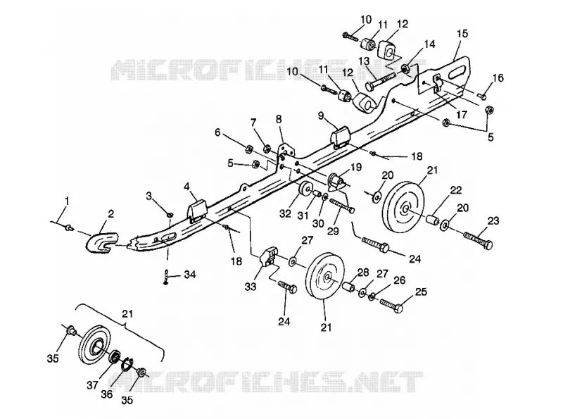 RAIL MOUNTING (SUSPENSION)