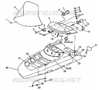 HOOD ASSEMBLY CLASSIC 0942865 AND  CLASSIC TOURING 0942875 (4924962496009A)