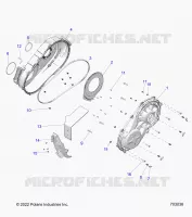 DRIVE TRAIN, CLUTCH COVER, INNER/OUTER