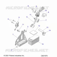 ELECTRICAL, BATTERY, MANUAL START POWER UP COMPONENTS