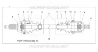 DRIVE TRAIN, FRONT HALF SHAFT