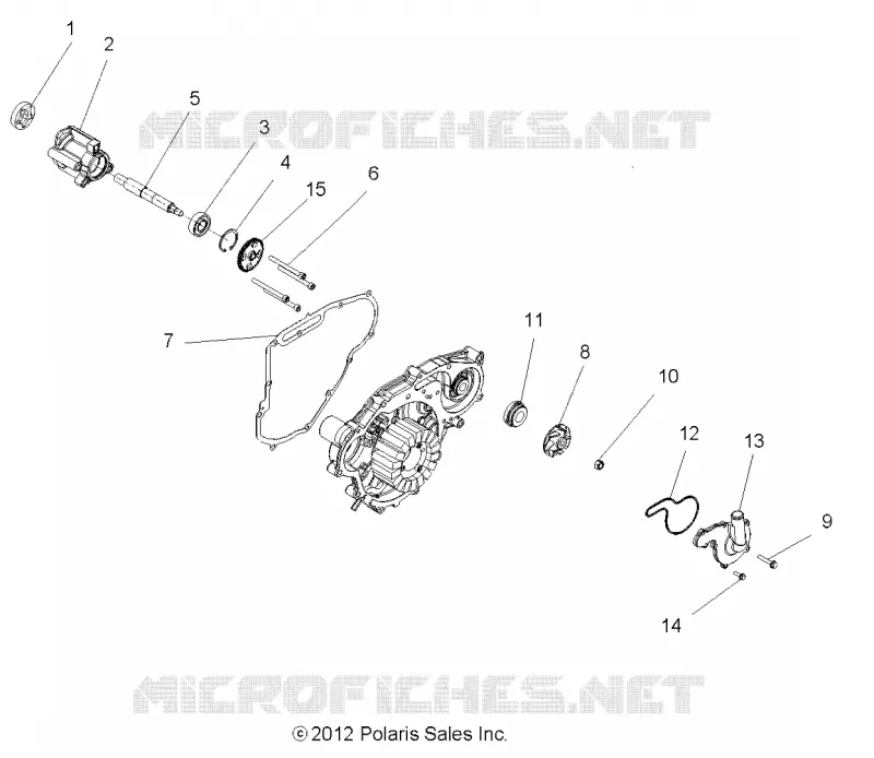 OIL PUMP AND WATER PUMP
