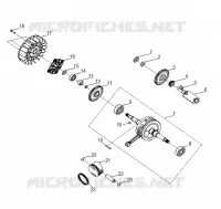 ENGINE, CRANKSHAFT AND PISTON
