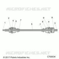 DRIVE TRAIN, FRONT HALF SHAFT