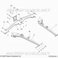 REAR SUSPENSION CONTROL ARMS