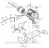 ENGINE MOUNTING 500 RMK 0982964 AND EUROPEAN 500 RMK E982964 (4942634263C006)