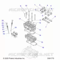 ENGINE, CYLINDER/CYLINDER HEAD ASM.