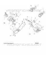 CHASSIS, CLUTCH GUARD AND FOOTRESTS