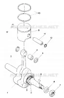 PISTON AND CRANKSHAFT STAR (4912721272019A)