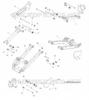 REAR SUSPENSION CONTROL ARMS