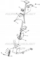 STEERING POST    SPORT 400L W97BA38C AND TRAIL BLAZER W97BA25C (4940124012B008)