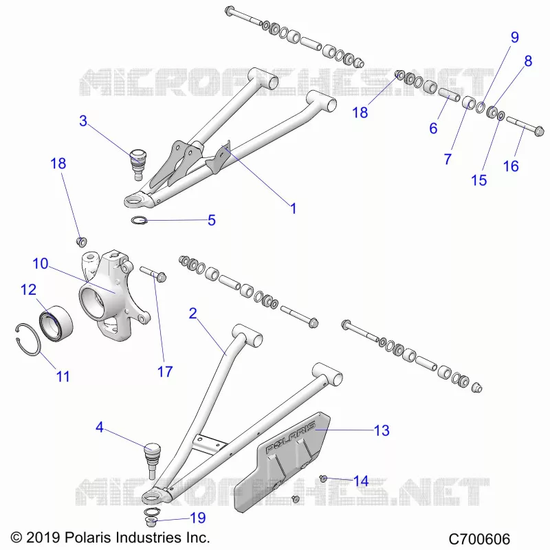 FRONT SUSPENSION CONTROL ARMS