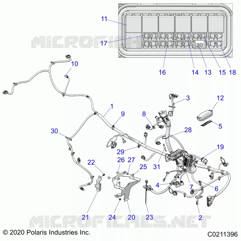 ELECTRICAL, MAIN WIRE HARNESS
