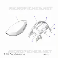 SEAT ASM. AND REAR RACK
