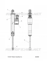 SUSPENSION, REAR SHOCK TRACK