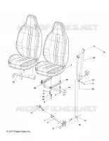 SEAT, BUCKET, 4 PASSENGER