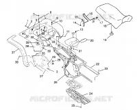 REAR CAB   SEAT XPLORER 400L W969140 (4935983598A006)