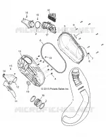 DRIVE TRAIN, CLUTCH COVER AND DUCTING
