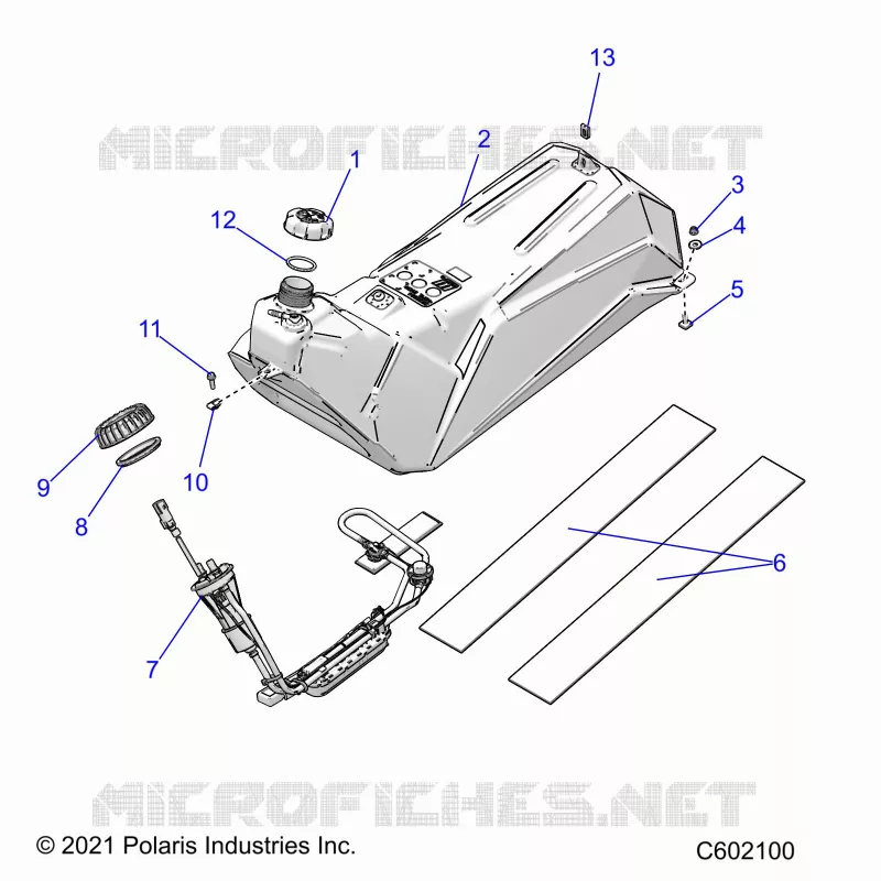 FUEL SYSTEM, FUEL TANK AND PUMP