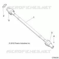 DRIVE TRAIN, REAR PROP SHAFT
