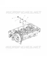 ENGINE, FUEL PUMP FITTING COVER