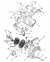 BLOWER HOUSING   RECOIL STARTER TRAIL 0972761, EUROPEAN TRAIL E972761,  TRA (4938313831D008)