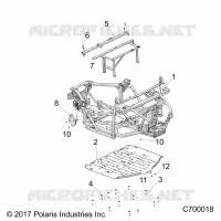 CHASSIS, MAIN FRAME AND SKID PLATES