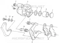 FRONT BRAKE SPORTSMAN 400L W97AC38C (4939673967B008)