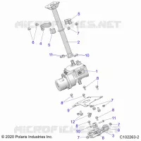 STEERING, STEERING POST  ASM.