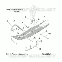 STEERING, SKI ASM.