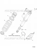 SUSPENSION, REAR SHOCK MOUNTING