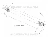 DRIVE TRAIN, PROP SHAFT, FRONT