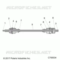 DRIVE TRAIN, FRONT HALF SHAFT
